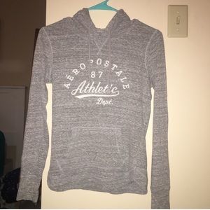 Gray Aeropostale Light Hoodie